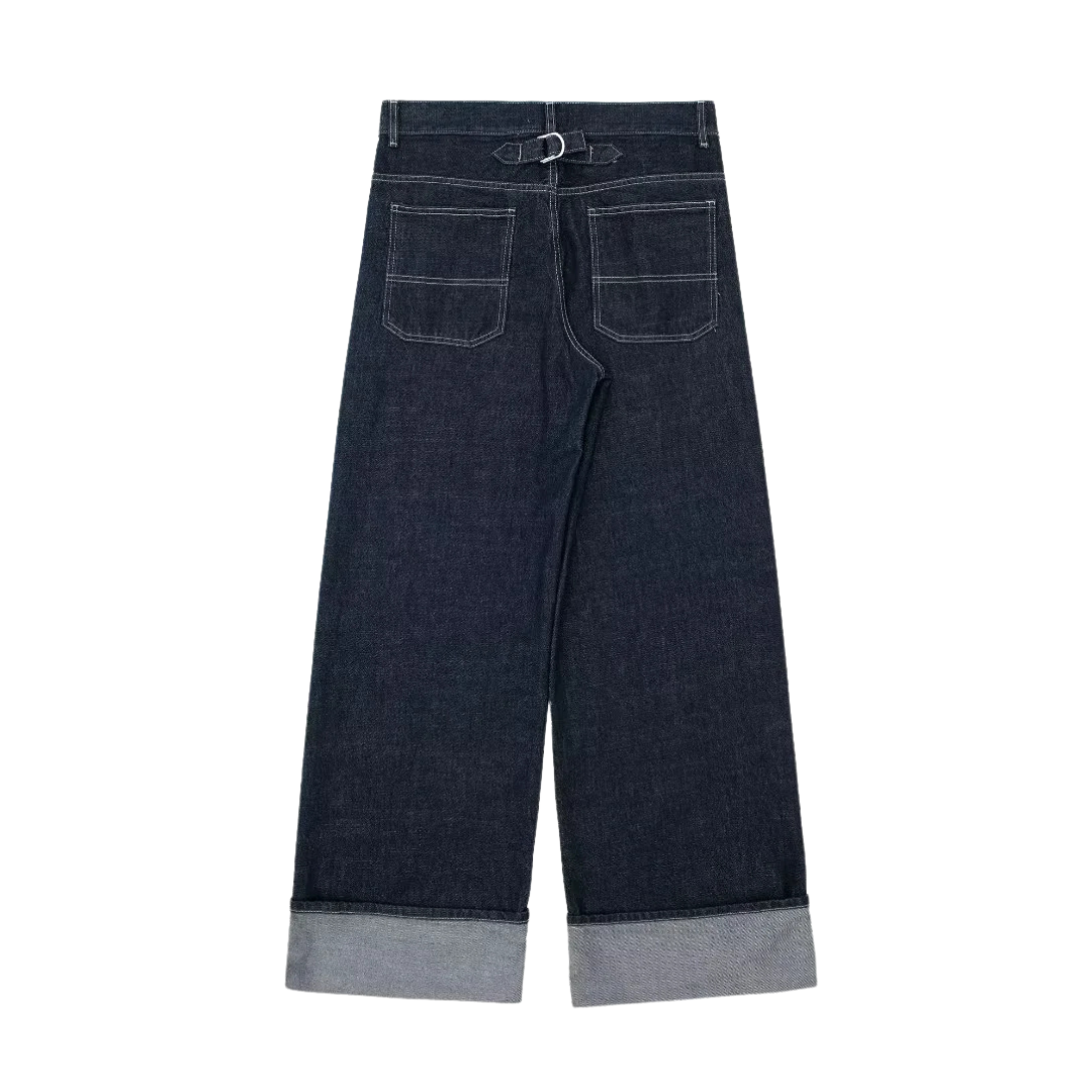 Hermine | Džínové kalhoty s vysokým pasem a širokými nohavicemi