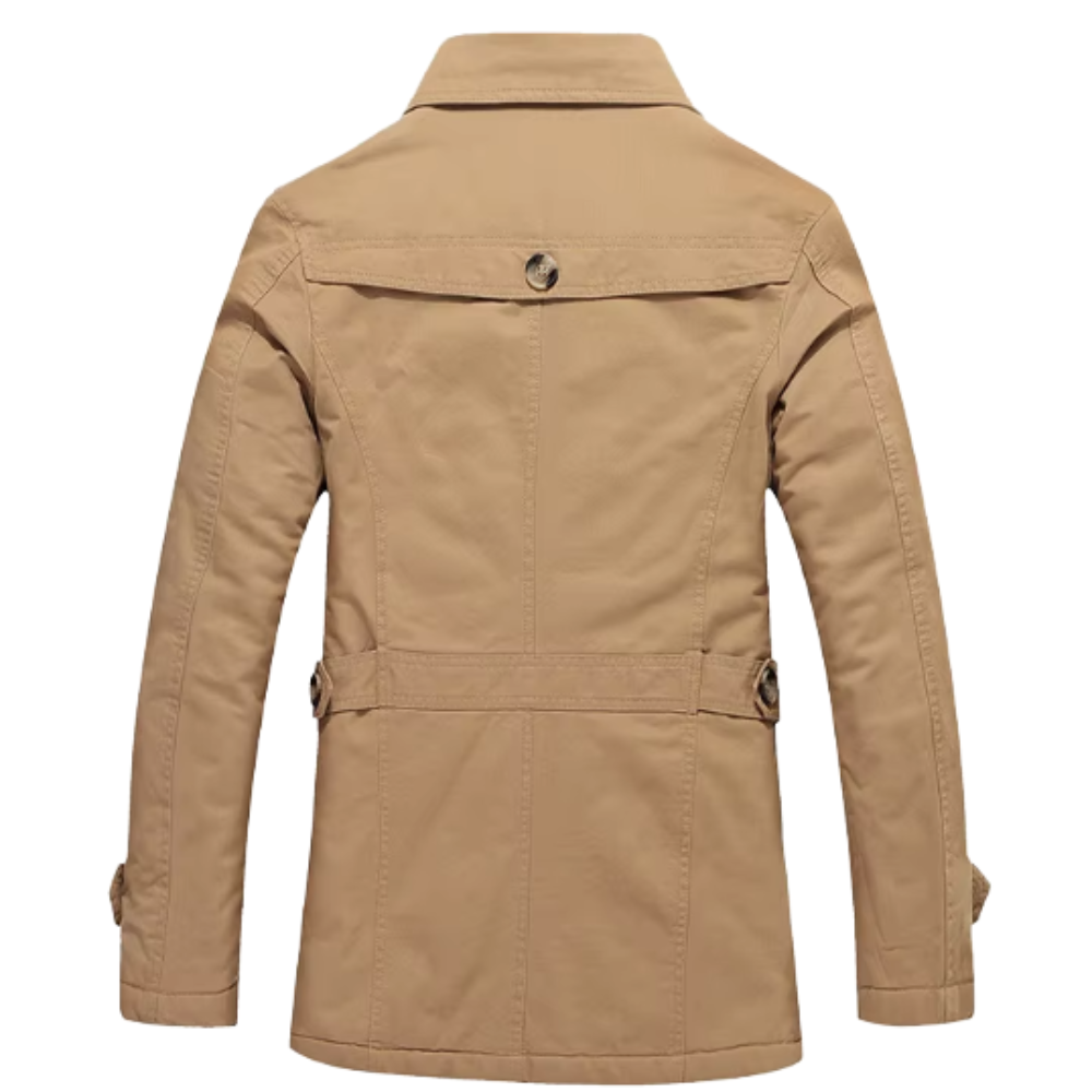 Elegantní Padded Trenčkot