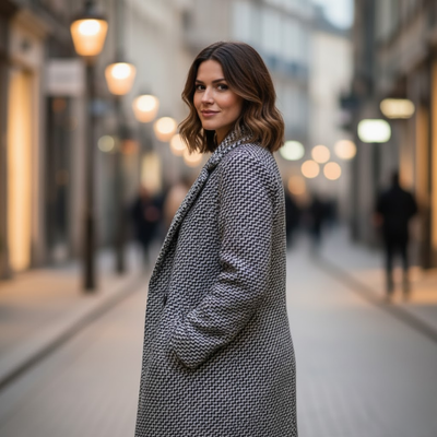 Olga™ Stylový kabát na podzim a zimu