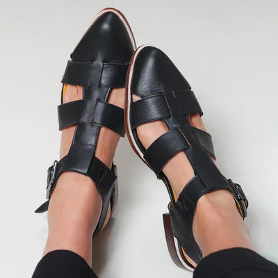 Alicia | Tkané ploché sandály