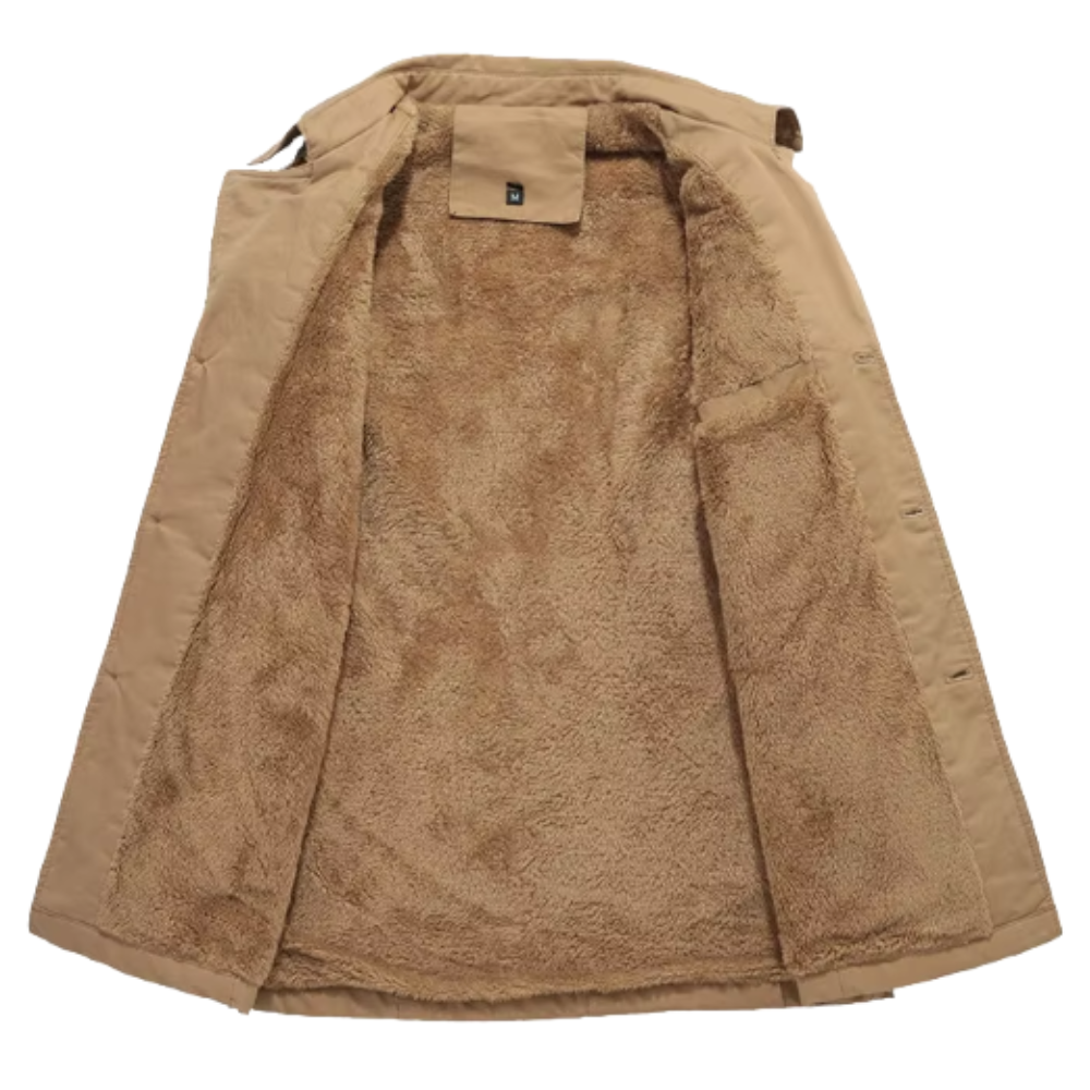 Elegantní Padded Trenčkot