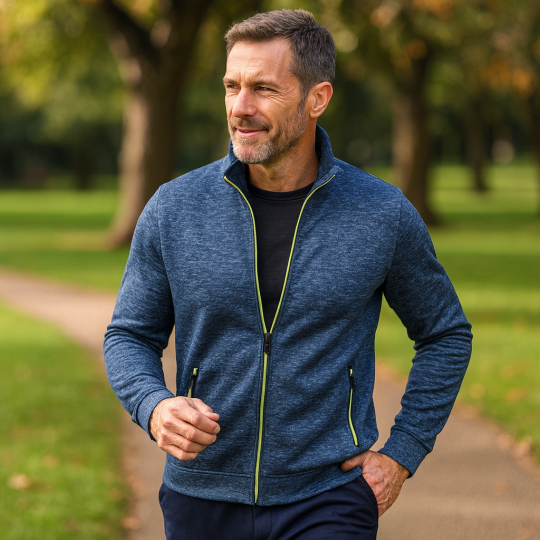 Walerian – Klasická pletená bunda na zip