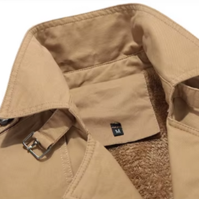 Elegantní Padded Trenčkot