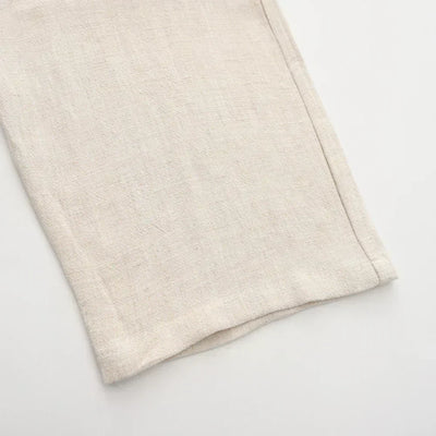 Úzké lněné kalhoty