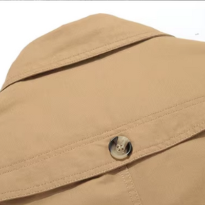 Elegantní Padded Trenčkot