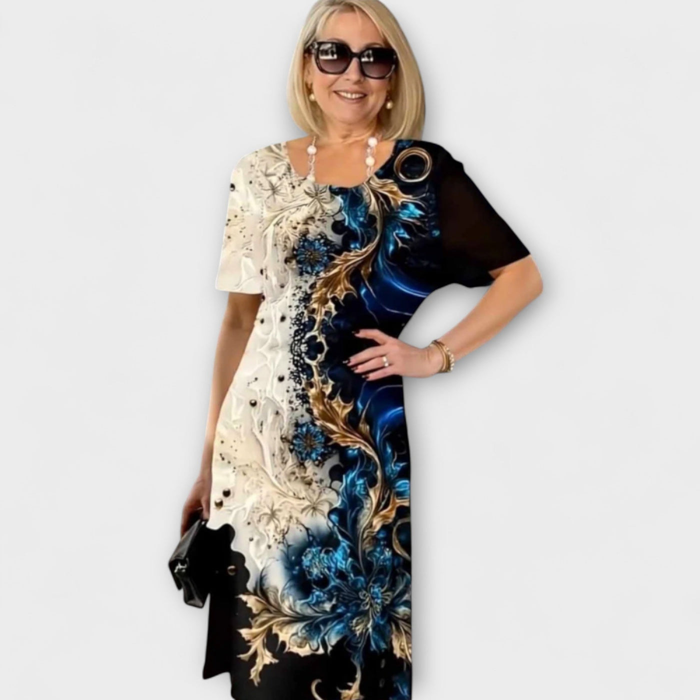 Barbara - Letní šaty s květinovým vzorem