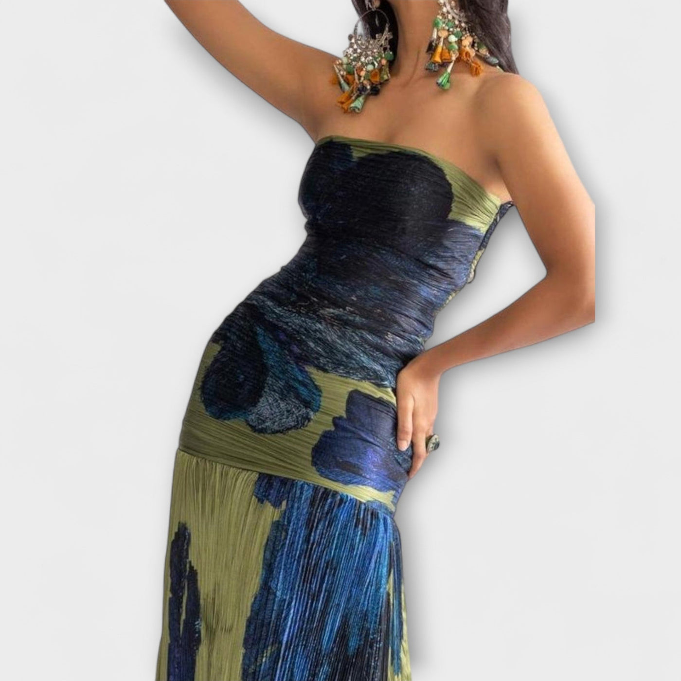 Noelle - Šaty Midi bez ramínek