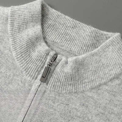 Ravello kašmírový zip svetr