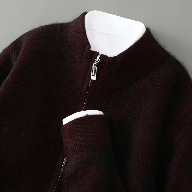 Savoni Kašmírový Zip-Up