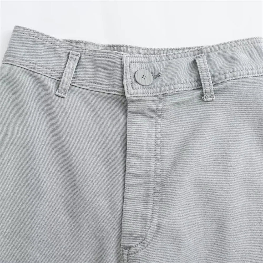 Henriette | Jean široké pastelové vysoké pasu