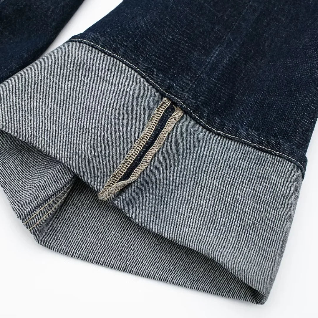 Hermine | Džínové kalhoty s vysokým pasem a širokými nohavicemi