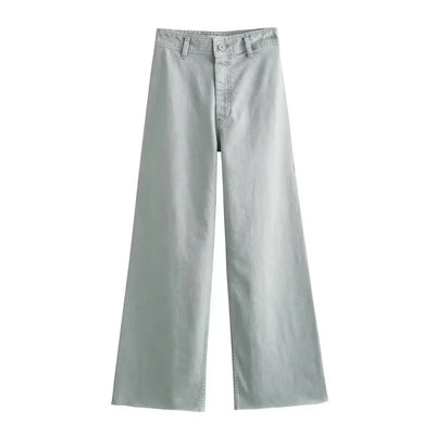 Henriette | Jean široké pastelové vysoké pasu