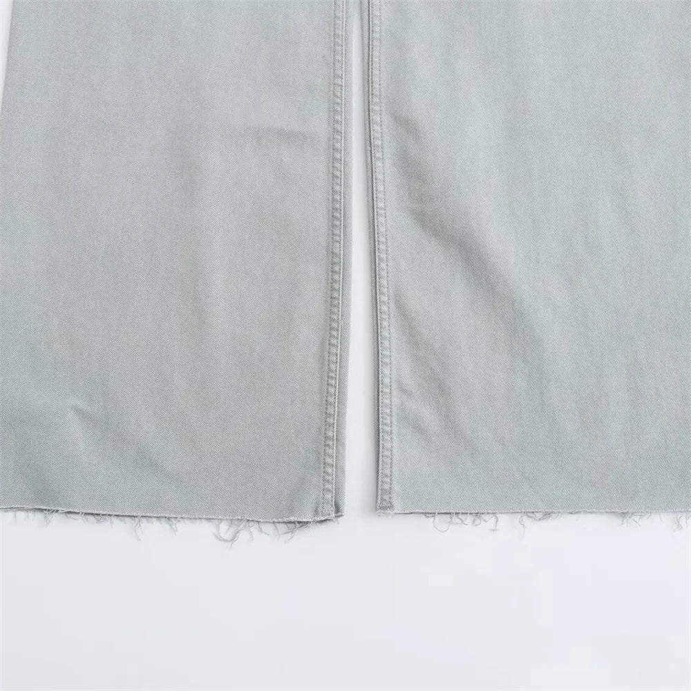 Henriette | Jean široké pastelové vysoké pasu