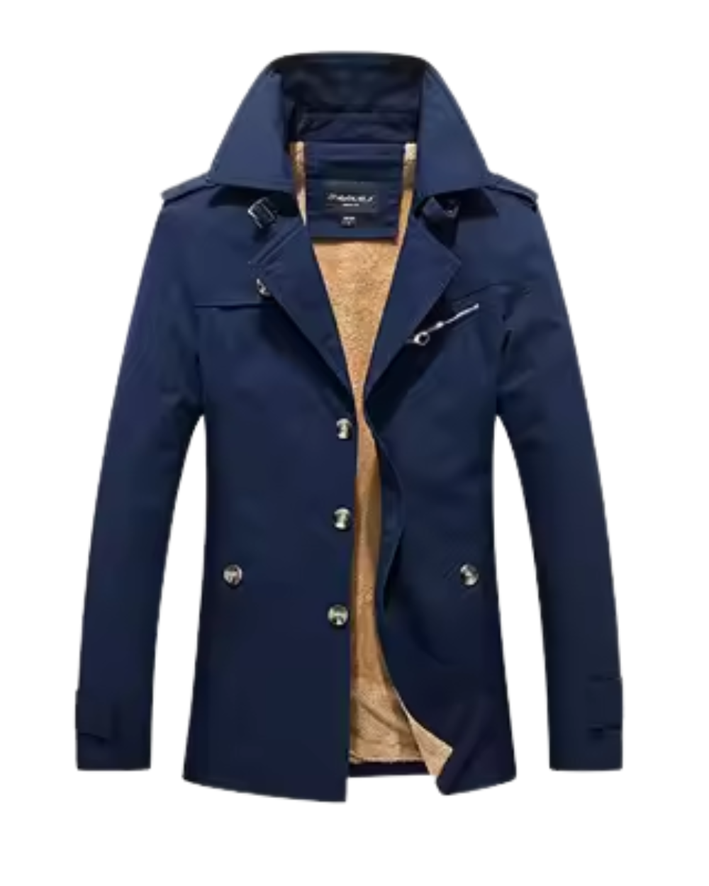 Elegantní Padded Trenčkot
