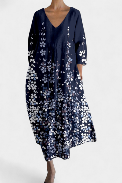 Isalinde | Pohodlné šaty s výstřihem do V