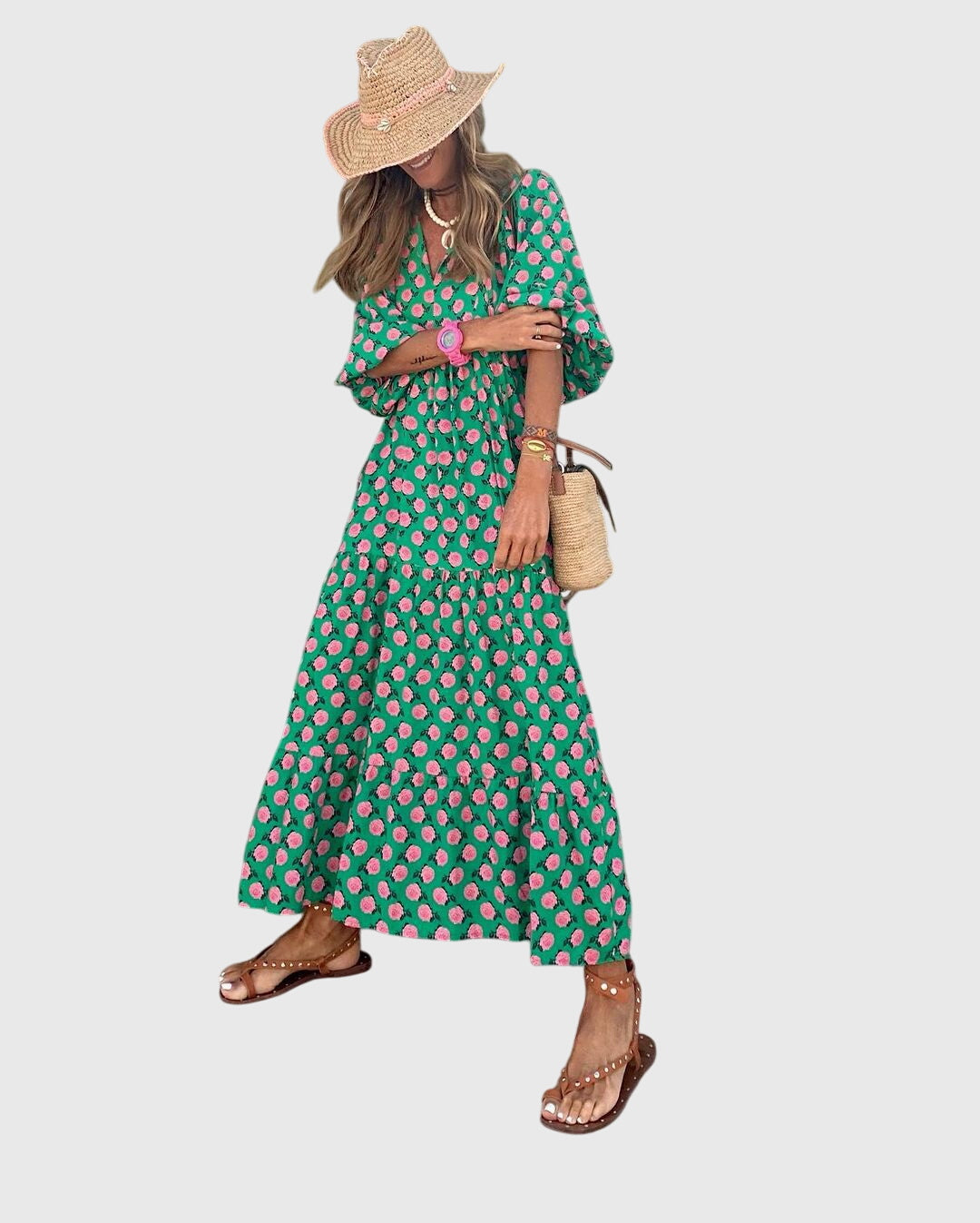 Sarah™ - Boho Maxi Šaty