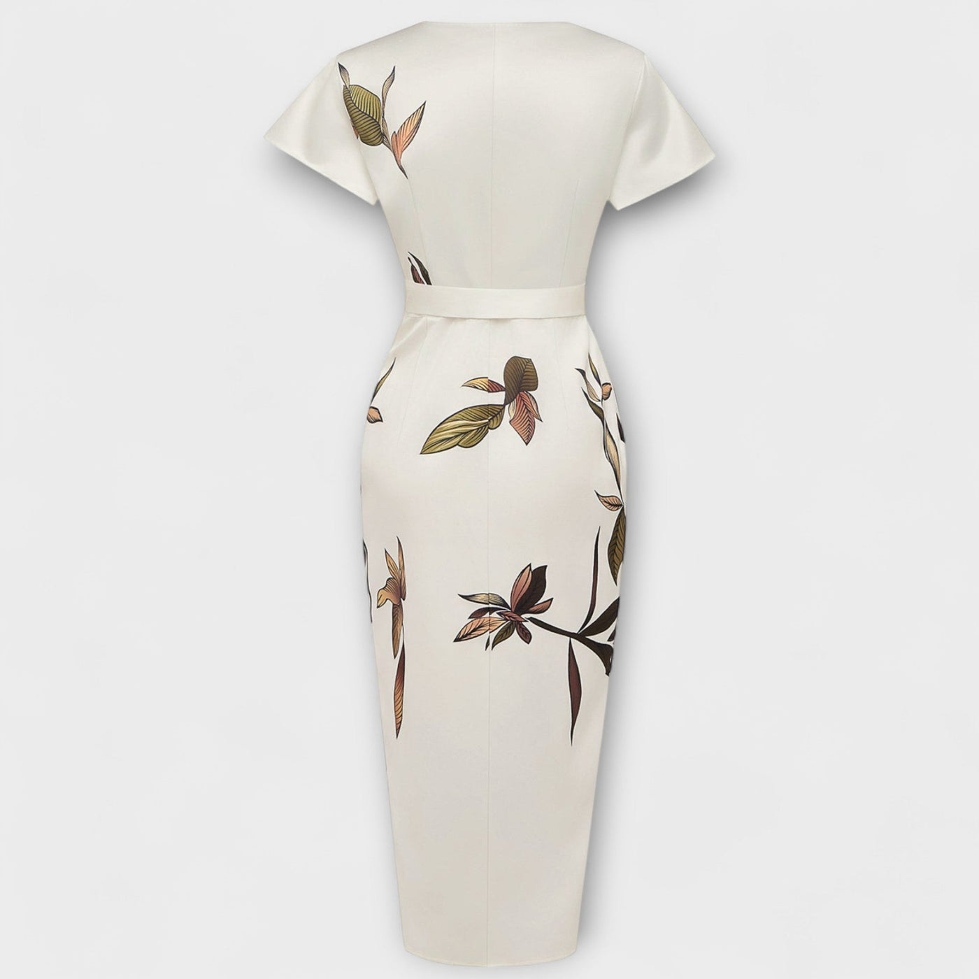 Saténové zavinovací šaty