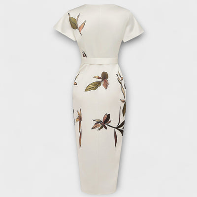 Saténové zavinovací šaty