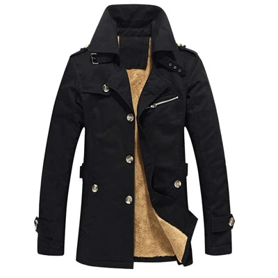Elegantní Padded Trenčkot